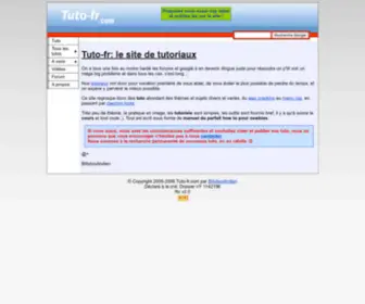 Tutofr.com(Tuto fr tutoriaux francophone) Screenshot