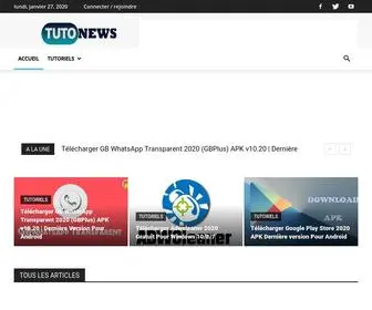 Tutonews.com(TUTONEWS est l'un des blog) Screenshot