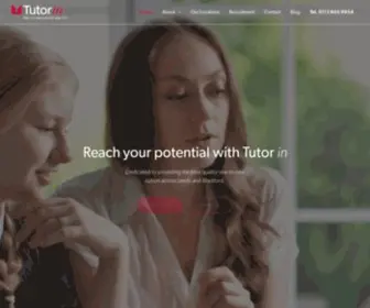 Tutor-IN.co.uk(Tutor In Leeds) Screenshot