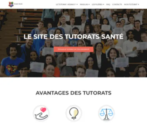 Tutoratpaces.fr(Tutorats Santé) Screenshot