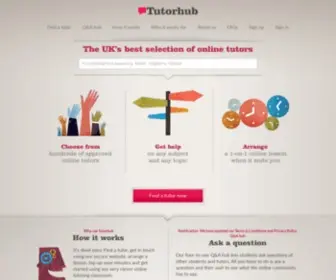 Tutorhub.com(Online Tutoring) Screenshot