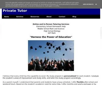 Tutorhubllc.com(Private Tutor) Screenshot