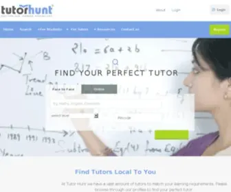 Tutorhunt.co.in(The Tutor Hunt network) Screenshot