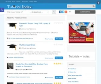 Tutorial-Index.com(Tutorials) Screenshot