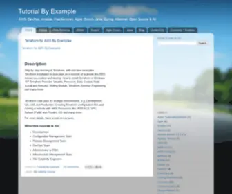 Tutorialbyexample.com(Tutorial By Example) Screenshot