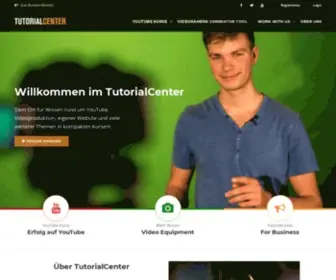 Tutorialcenter.tv(Video Kurse rund um YouTube) Screenshot