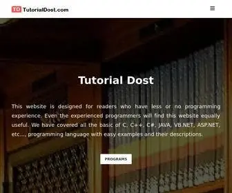 Tutorialdost.com(Tutorial Dost) Screenshot