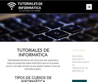 Tutorialesdeinformatica.com(▷) Screenshot