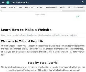 Tutorialrepublic.com(Tutorial Republic) Screenshot