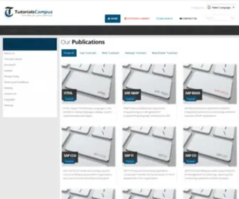 Tutorialscampus.com(Online tutorials) Screenshot