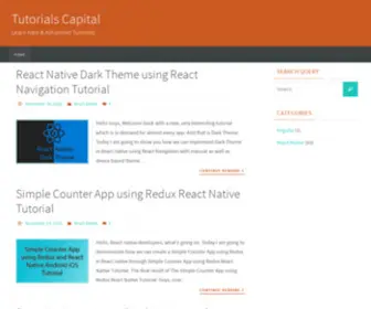 Tutorialscapital.com(Tutorials Capital) Screenshot