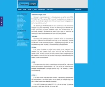 Tutorialsscripts.com(Online Tutorials Scripts) Screenshot