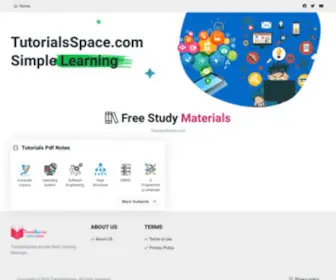 Tutorialsspace.com(A simple Learning) Screenshot