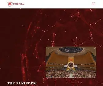 Tutorica.com(The platform for distance teaching and training) Screenshot