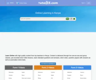 Tutorke.com(Online learning with best teachers in Kenya) Screenshot