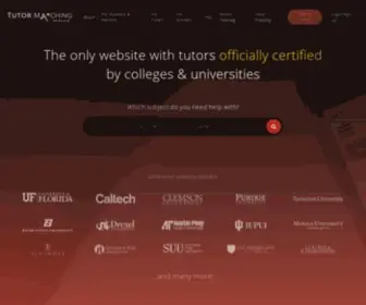Tutormatchingservice.com(Tutormatchingservice) Screenshot