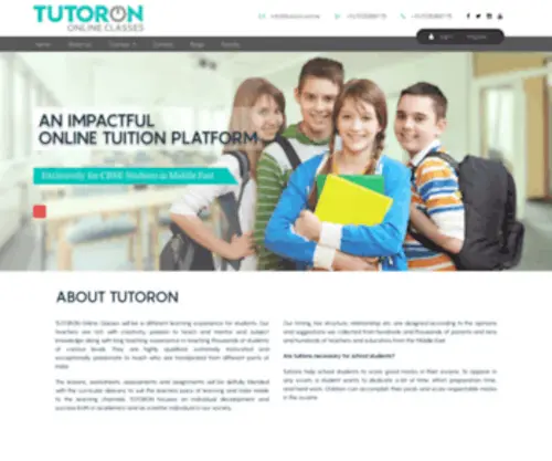 Tutoron.online(Just another WordPress site) Screenshot