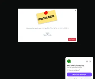 Tutorprovide.com(Maintenance Mode) Screenshot