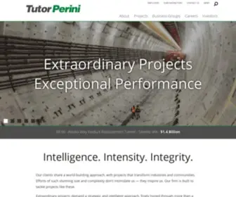 Tutorsaliba.com(Tutor Perini Corporation) Screenshot