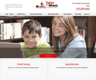 Tutorsonwheels.com(Private Tutoring Services) Screenshot