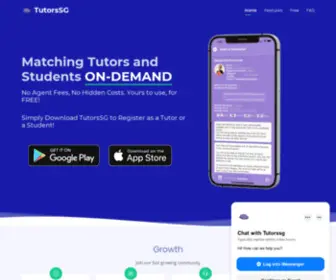 Tutorssg.com(TutorsSG) Screenshot