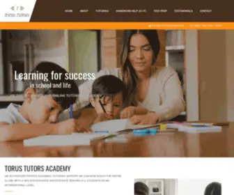 Tutorstorus.com(ONSITE AND ONLINE TUTORING ACADEMY) Screenshot