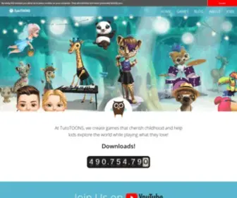 Tutotoons.com(TutoTOONS Kids Games Studio & Publisher) Screenshot