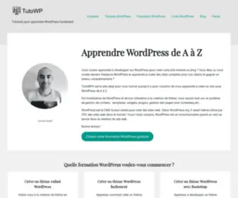 Tutowp.fr(Apprendre WordPress de A à Z) Screenshot