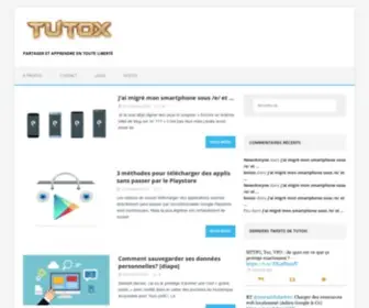 Tutox.fr(Blog informatique) Screenshot