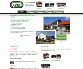 Tutr.cz(Autobaterie, autoelektrika TUTR) Screenshot