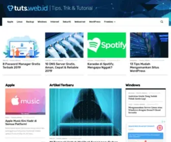 Tuts.web.id(Tutorial Linux) Screenshot