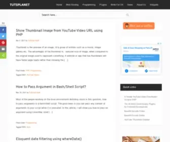 Tutsplanet.com(Free Technical and Blogging Resources) Screenshot