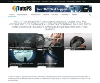 Tutsps.com(Tuto Photoshop les meilleurs tutoriaux photoshop gratuit) Screenshot