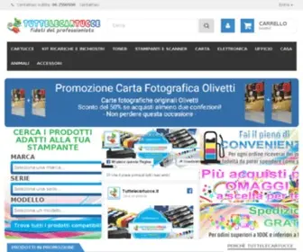 Tuttelecartucce.it(Cartucce e toner a prezzi mai visti) Screenshot