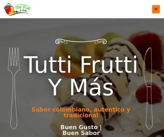 Tuttifrutti.us(Tutti Frutti y Mas) Screenshot