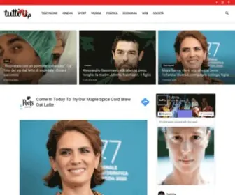 Tuttivip.it(Tutte le notizie sui famosi in un sito solo) Screenshot