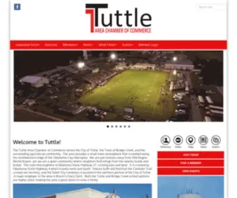 Tuttleareachamber.com(Tuttle Area Chamber of Commerce) Screenshot