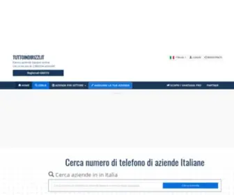 Tuttoindirizzi.it(Elenco telefonico aziende) Screenshot