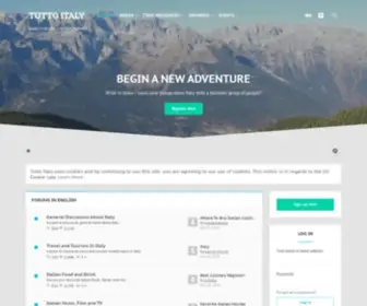 Tuttoitaly.com(Tutto Italy) Screenshot