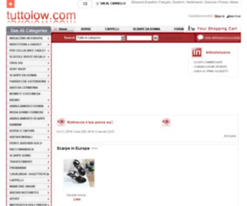 Tuttolow.com(Shopping online) Screenshot