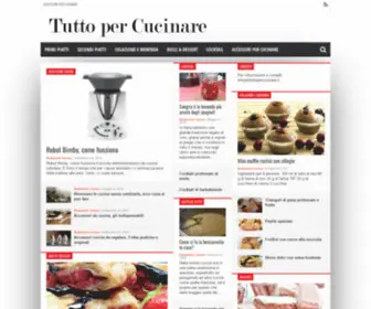 Tuttopercucinare.it(Tutto per cucinare) Screenshot