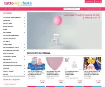 Tuttoperlafesta.it(Addobbi ed articoli per feste) Screenshot