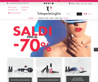 Tuttoperleunghie.it(Prodotti unghie) Screenshot