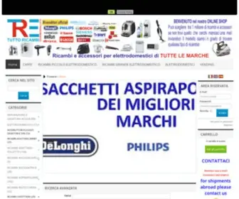 Tuttoricambielettrodomestici.it(Ricambi e accessori per elettrodoestici di tutte le marche) Screenshot
