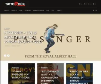 Tuttorock.com(TuttoRock news sulla musica internazionale e italiana) Screenshot