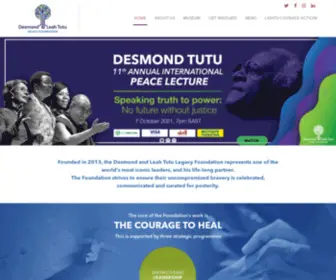 Tutu.org(The Desmond & Leah Tutu Legacy Foundation) Screenshot