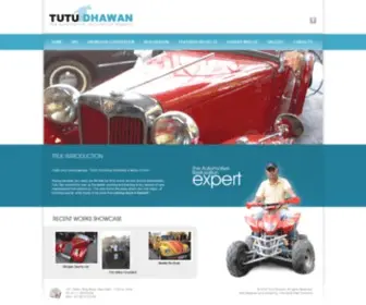 Tutudhawan.com(Best Indian Automotive Portal Providing Automobile Restoration) Screenshot