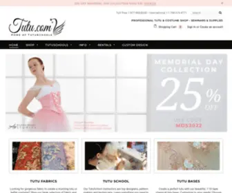 TutuGlobal.com(Professional Ballet Tutus & Costumes) Screenshot