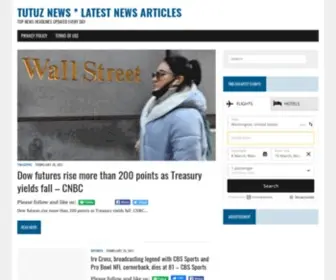 Tutuz.com(TOP NEWS HEADLINES UPDATED EVERY DAY) Screenshot