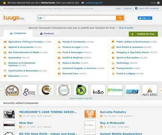Tuugo.biz(Free company and business search engine) Screenshot